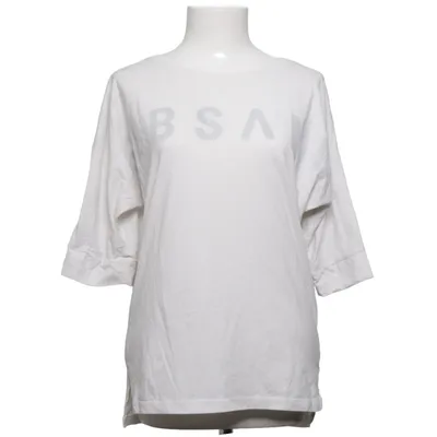 T-shirt à manches longues (Blanc) de Elbsand Coton, Polyester
