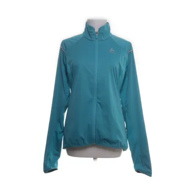 Träningsjacka (Turkos, Flerfärgad) från Odlo Elastan, Polyester, Polyuretan