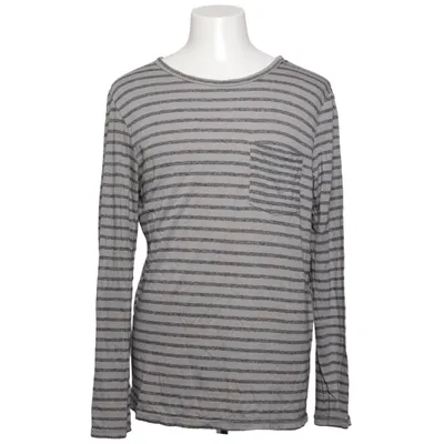 T-shirt à manches longues (Gris) de Homebound Coton, Tencel