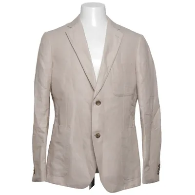 Blazer (Beige) fra Bläck Bomuld, Linned, Polyester, Viscose