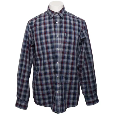 Shirt (Blue, Gray, Red) from Roberto Jeans Cotton