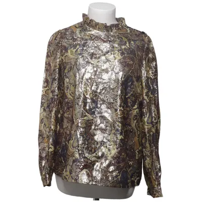 Bluse (Guld, Flerfarvet) fra Ba&sh Metallfiber, Viscose