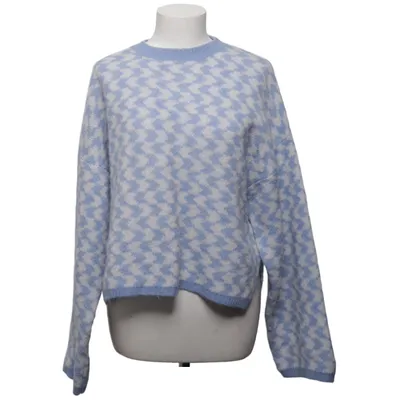 Pull-over (Bleu, Blanc) de Edited Laine d'alpaga, Nylon