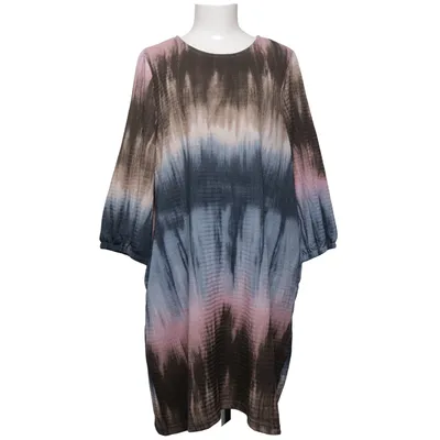 Robe (Bleu, Marron, Rose) de JYOTHI Élasthane, Polyester