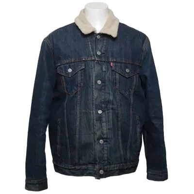 Fodrad jeansjacka (Sherpa Trucker) från Levi Strauss & Co Bomull, Polyester