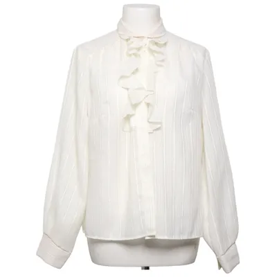 Blus (Vit) från Diolen Polyester