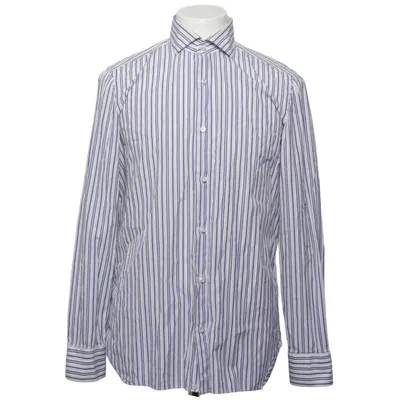 Chemise (Bleu, Blanc) de Borrelli Coton