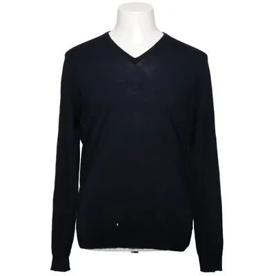 Pullover (Blauw) van John Smedley Kasjmier, Merinowol