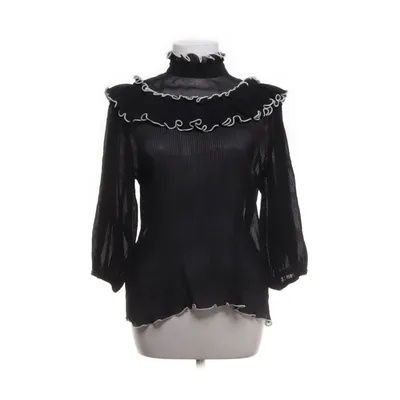 Blouse (Zwart, Wit) van Ganni Polyester