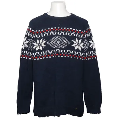 Pull de Noël (Bleu, Multicolore) de Hampton Republic Coton