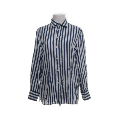 Shirt (White, Blue) from Lilysilk Silk