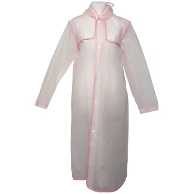 Manteau imperméable (Blanc, Rose)