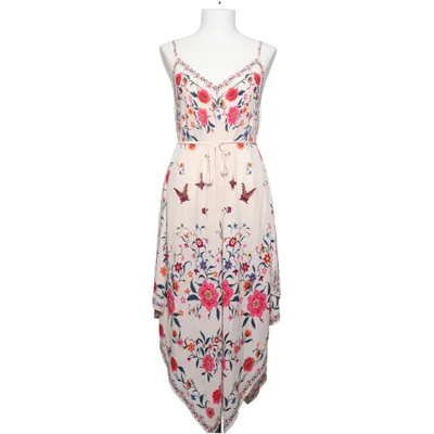 Dress (White, Multicolored) from Oasis Polyester