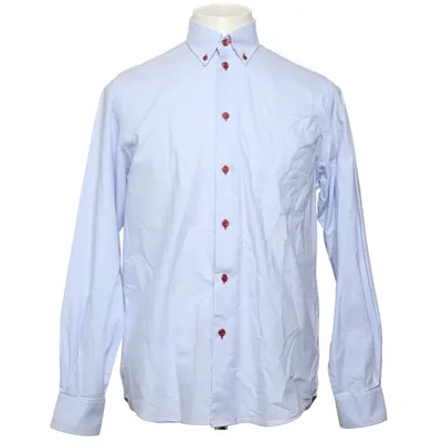 Shirt (Blauw) van Carl William Katoen