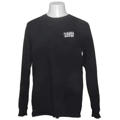 Langærmet t-shirt (Sort) fra El Taco Truck Bomuld