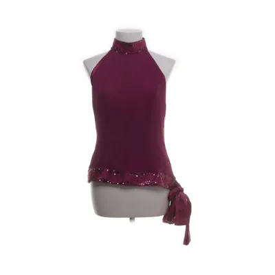 Halter neck top (Red) from Tintoretto Polyester, Silk