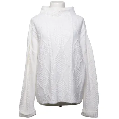 Sweater (White) from Blooming with Love Acrylic, Polyamide