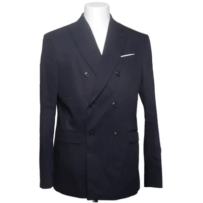 Kavaj (Blå) från Zara Elastan, Polyester, Viskos