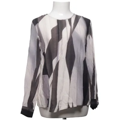 Blouse (Grijs, Wit, Bruin) van Dagmar Viscose