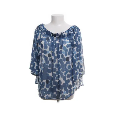 Blouse (Blauw, Meerkleurig) van Mango Suit
