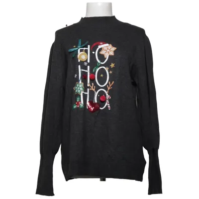 Weihnachtspullover (Grau) von Bodyflirt Polyamid, Polyester, Viskose