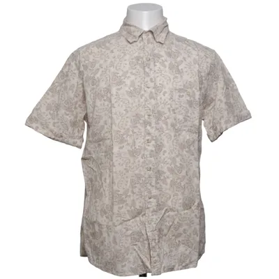 Kortärmad skjorta (Beige) från Dressmann Bomull, Linne