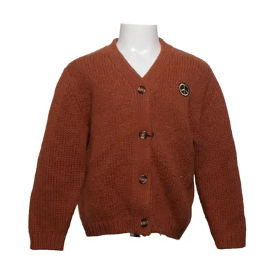 Strickjacke (Braun, Rot) von Maed for Mini Acryl, Polyamid, Wolle