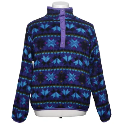 Fleece sweater (Blue, Purple, Multicolored) from L.L. Bean Elastane, Polyamide, Polyester