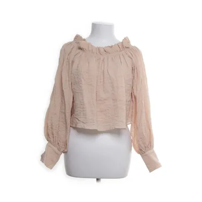 Top (Beige) fra H&M Elastan, Bomuld