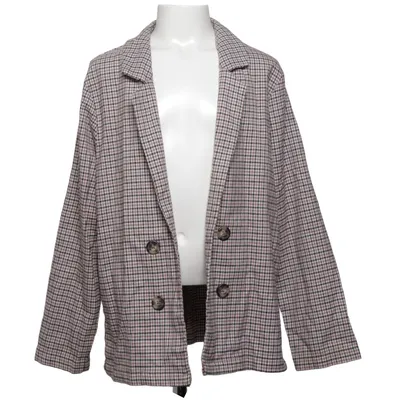 Blazer (Brown, Black, White) from KappAhl Elastane, Polyester, Viscose