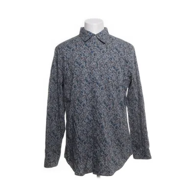 Shirt (Grijs, Meerkleurig) van Dressmann Katoen, Elastaan