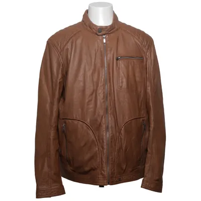Leren jack (Bruin) van Arma Katoen, Leer