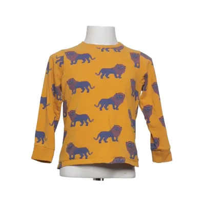 T-shirt à manches longues (Jaune, Bleu) de Åhléns Coton, Élasthane
