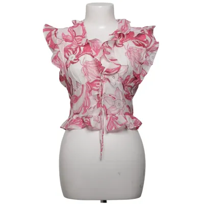 Top (Roze, Meerkleurig) van H&M Lyocell, Polyamide, Linnen