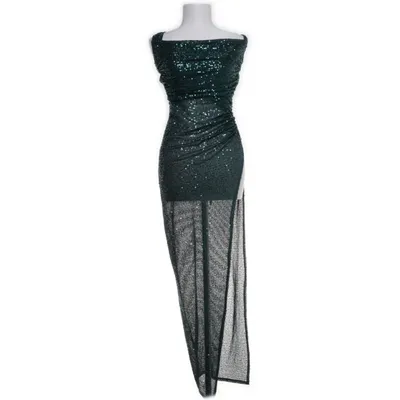 Jurk (Groen) van Lucy in the Sky Polyester