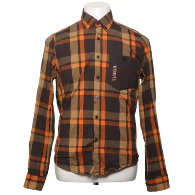 Chemise en flanelle (Marron, Orange, Beige) de Härkila Coton, Élasthane, Polyester