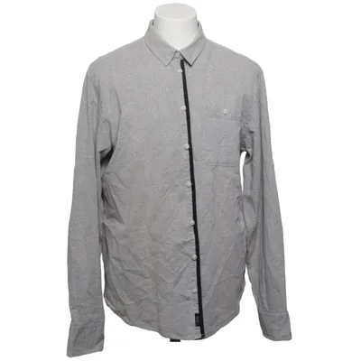 Chemise (Gris) de Blend Denim Coton
