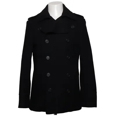 Cabanjacke (Schwarz) von Riley Black Acetat, Cupro, Polyamid, Wolle