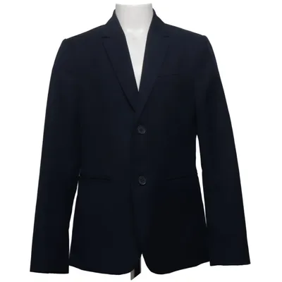Kavaj (Blå) från H&M Polyester, Viskos, Ull