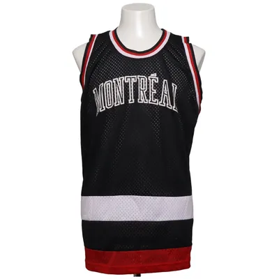 Basketbalshirt (Zwart, Wit, Rood) van Impressions Polyester