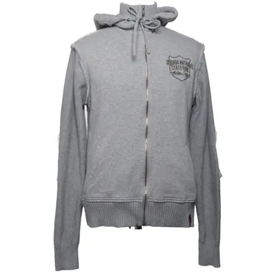 Capuchon sweater (Grijs) van Jack & Jones Vintage Denim Katoen
