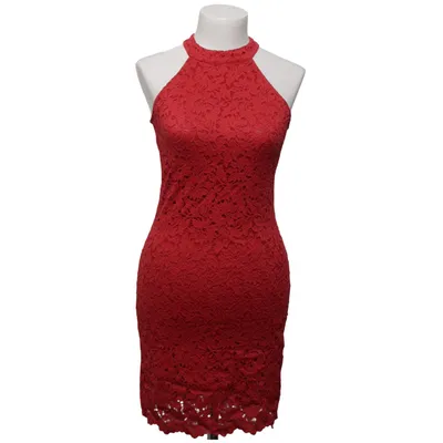 Cocktail dress (Red) from Zara Trafaluc Elastane, Polyamide