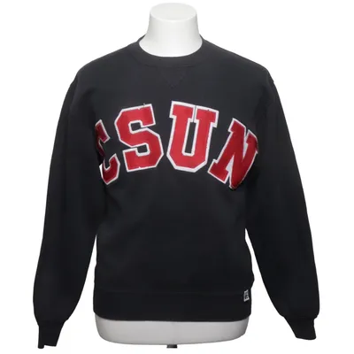 Collegetröja (Svart, Röd) från Russell Athletic Bomull, Polyester