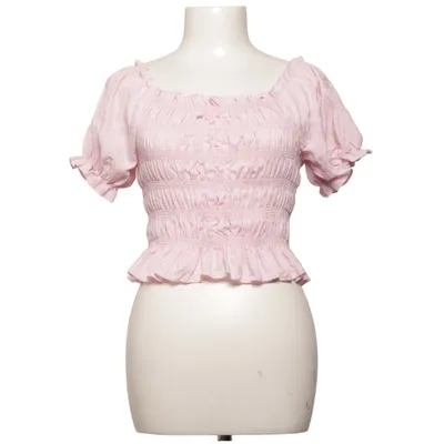 Crop top (Pink) from Jolio & Co Cotton, Polyester