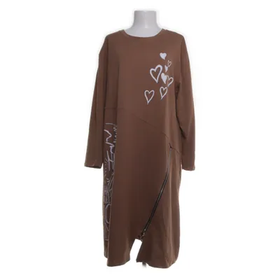 Klänning (Brun, Vit) från New Style