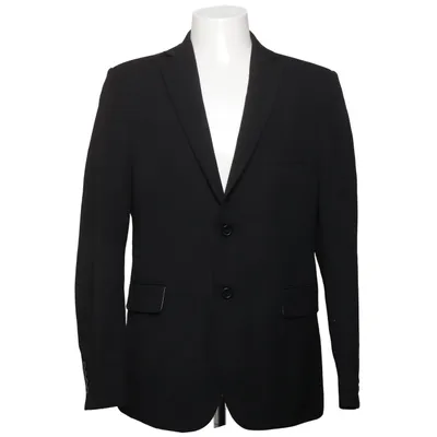 Blazer (Black) from Sergio Rossi Elastane, Polyester, Viscose