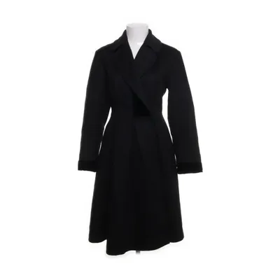 Frakke (Sort) fra Giorgio Armani Uld, Angora, Silke