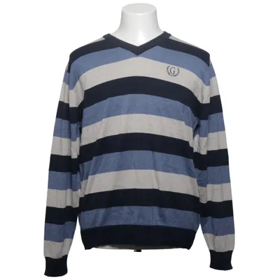 Pullover (Blå, Beige) fra Gambler Bomuld