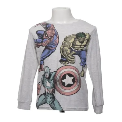 Lange mouwen shirt (Grijs, Meerkleurig) van Marvel