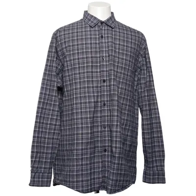Flannel shirt (Gray, Black, White) from Madison Avenue Cotton